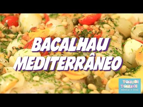 RECEITA BACALHAU MEDITERRÂNEO