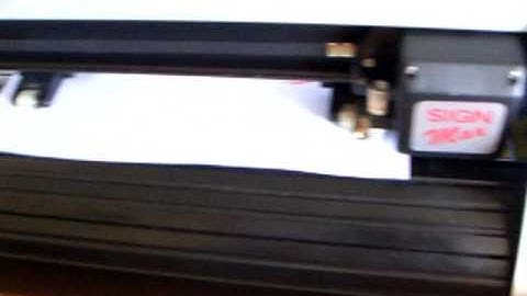 Signmax sm15 vinyl cutter plotter demo