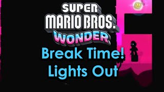 Super Mario Bros Wonder - Break Time Lights Out