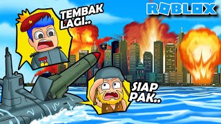 1 NUKLIR TEMBAK 1 KOTA LANGSUNG MELEDAK!! 10+ KENDARAAN TEMPUR TENTARA DI ROBLOX!!!