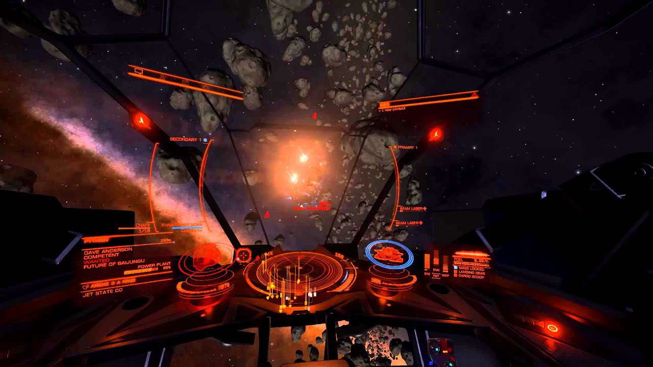 Elite Dangerous - Combat at a Resource Extraction Site