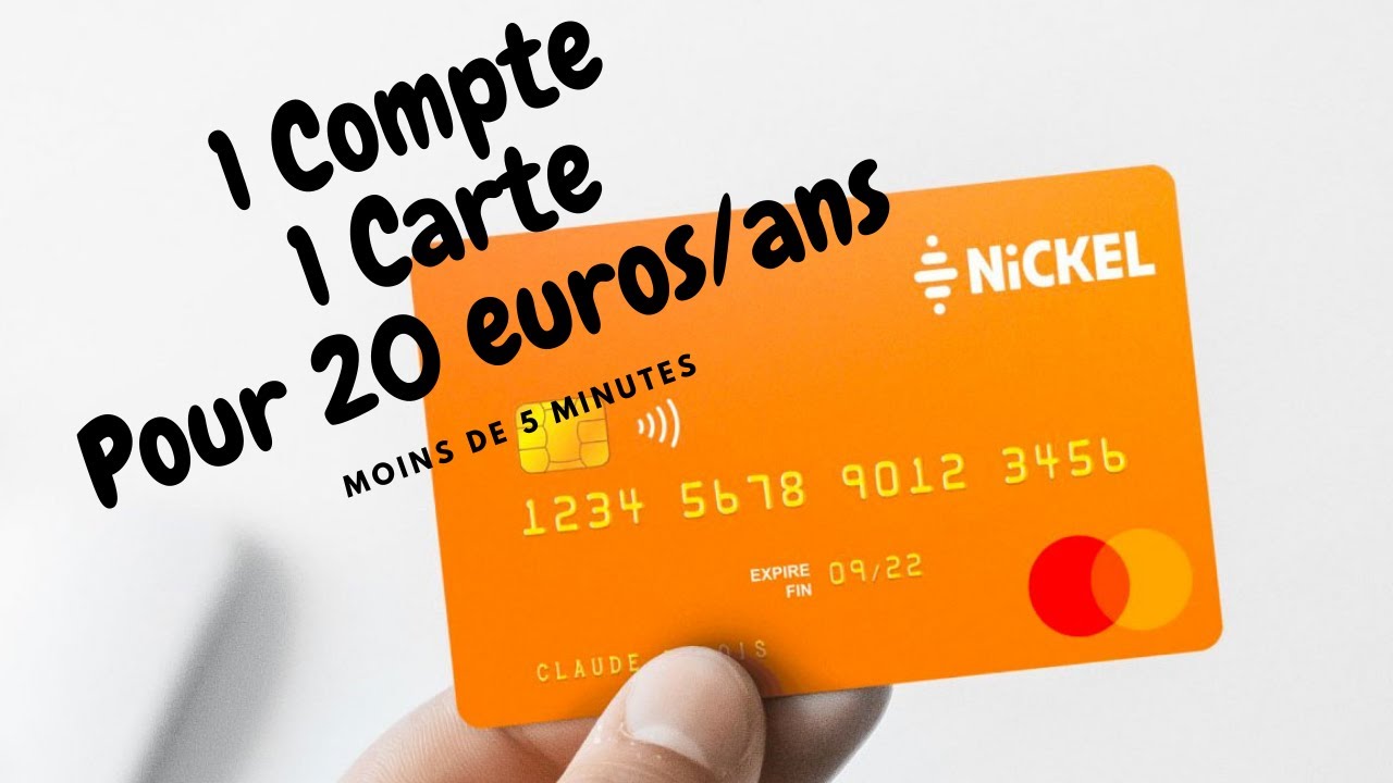 Un compte accessible à tous Compte NICKEL YouTube