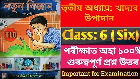 Assam jatiya bidyalaya class6 science/অসম জাতীয়বিদ্যালয়/Private school/Science6/খাদ্যৰ উপাদান/03/NS