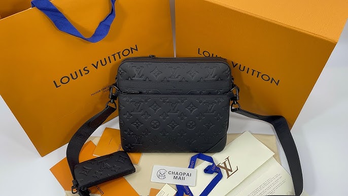 Louis Vuitton Trio Messenger Monogram Eclipse Reverse Gray