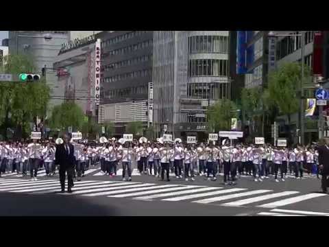 練馬区中学校・高校合同バンド（第九回銀座柳まつり　銀座ゴールデンパレード2015）