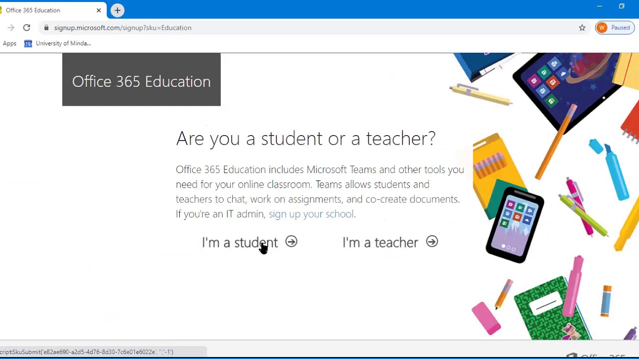 Office 365 Student Portal and Email