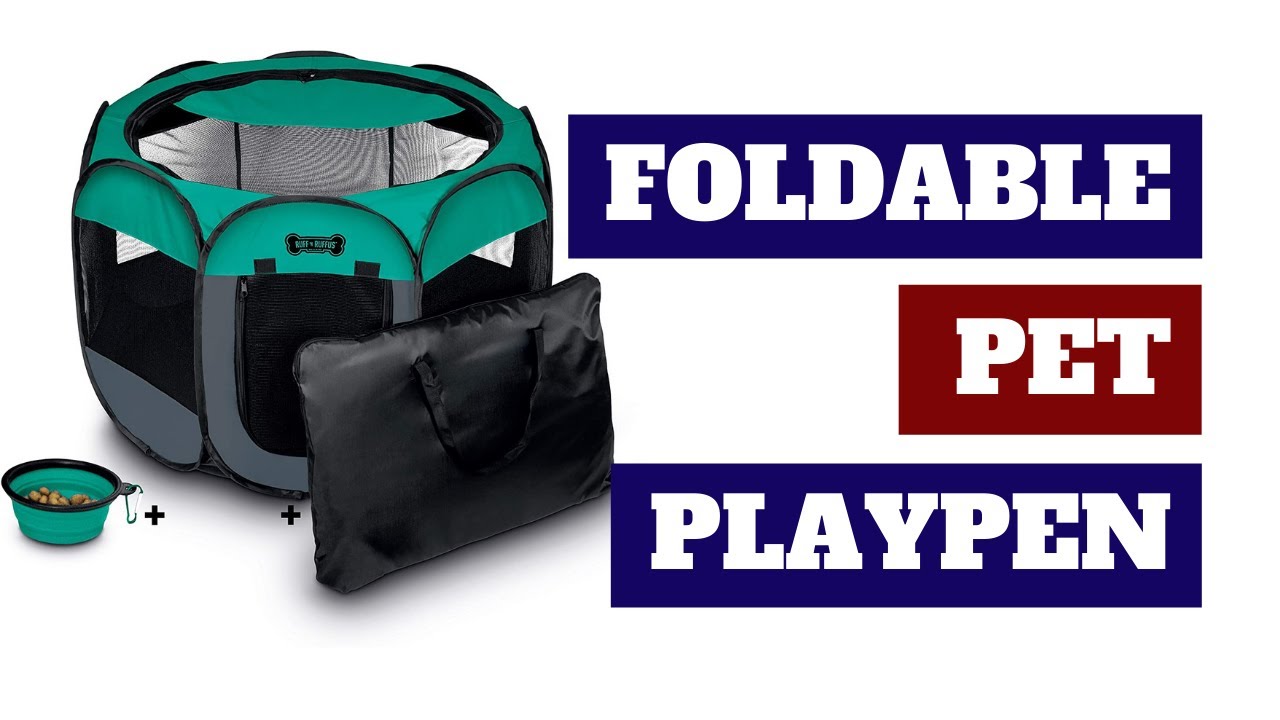 Best Foldable Pet Playpen Review Portable Playpen Amazon Pet