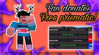 Fan Donates free prismatic in MM2! screenshot 5