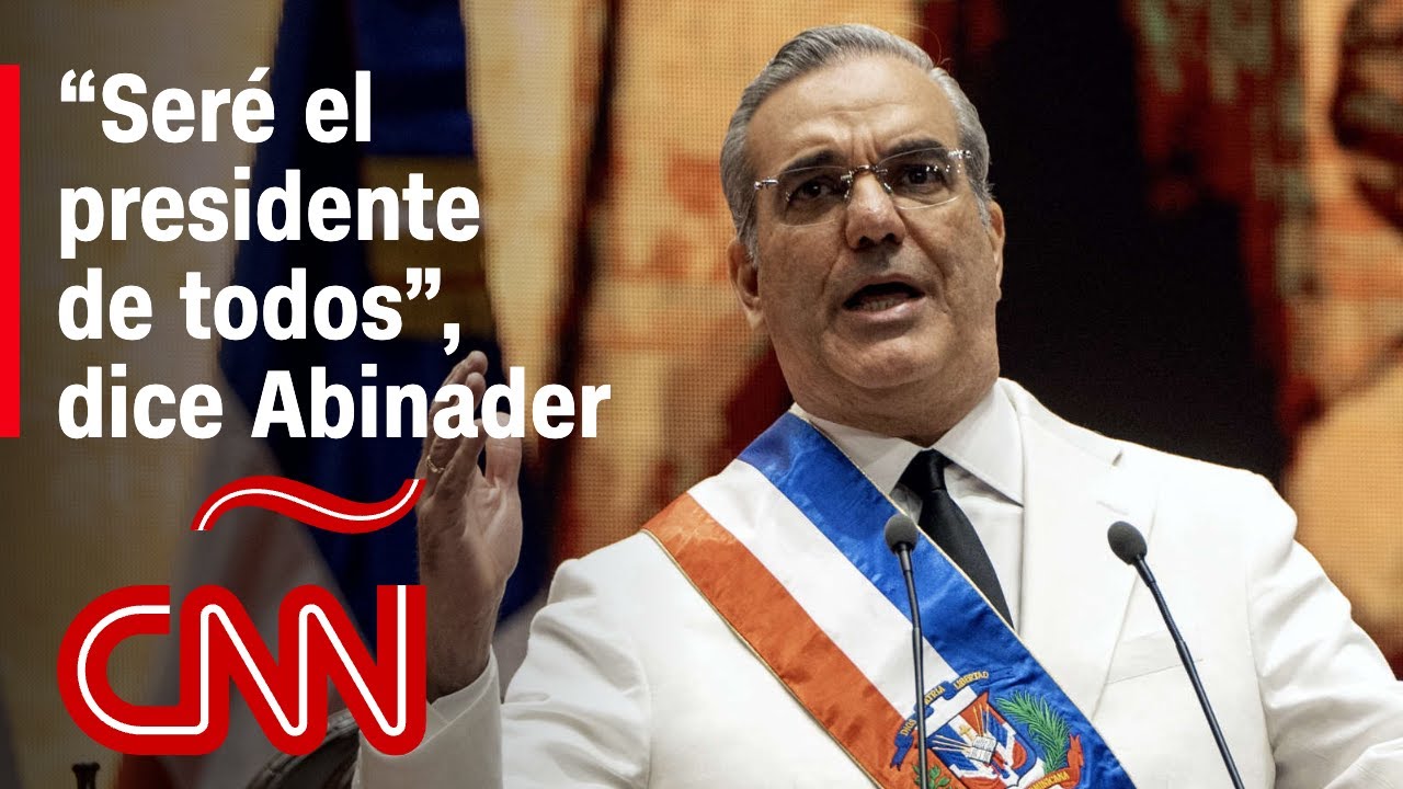 El discurso de Luis Abinader en su juramentación como presidente de ...