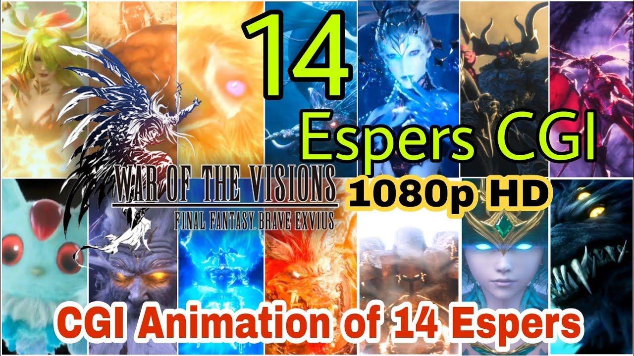 WOTV FFBE 14 Espers CGI