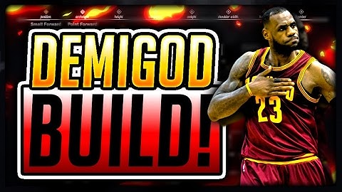 BEST DEMIGOD BUILD 2K17!!! SHARPSHOOTING POINT FORWARD!!! SPEED BOOSTING SNAG GOD!!!