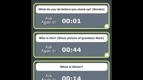 Spaced Retrieval Therapy App Preview