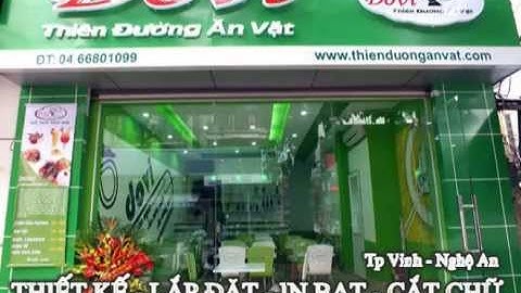 Làm biển quảng cáo giá rẻ tại Nghệ An, Hà Tĩnh