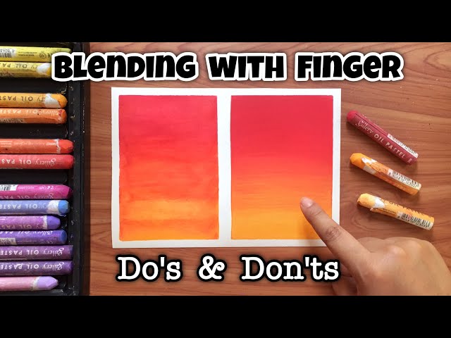 Best Paper for Drawing, How to blend Oil Pastel, Oil Pastel Techniques