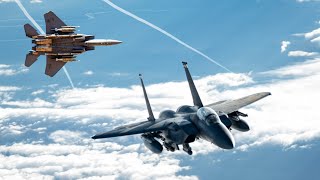 F-15 Fighter Jets Strike Iranian Targets in Syria