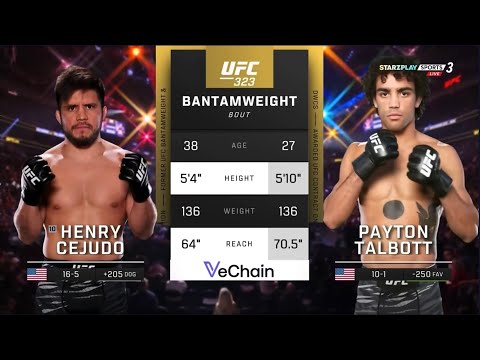 Payton Talbott vs Henry Cejudo fight footage