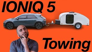 Celebrity Towing A Teardrop Camper With Ioniq 5 | How Is Range Impacted? Profile