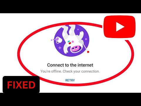 How To Fix Connect To The Internet || You're offline check your connection || YouTube