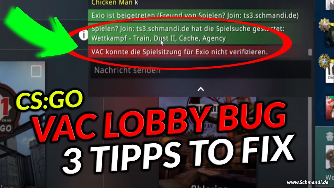 Vac Konnte Die Spielsitzung Nicht Verifizieren Cs Go