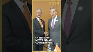 Chinese FM Wang Yi meets with Indian External Affairs Minister S. Jaishankar