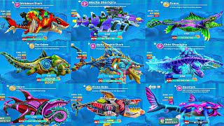 All SHARKS in Hungry Shark World (New Update 2024) Unlock All Sharks All Skins Hungry Shark World