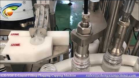 CX-YGF E liquid filling plugging capping machine for 120ml