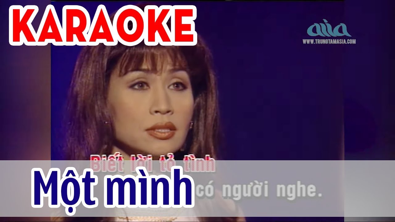 Một Mình Karaoke Tone Nữ - Khánh Hà | Asia Karaoke Beat Chuẩn