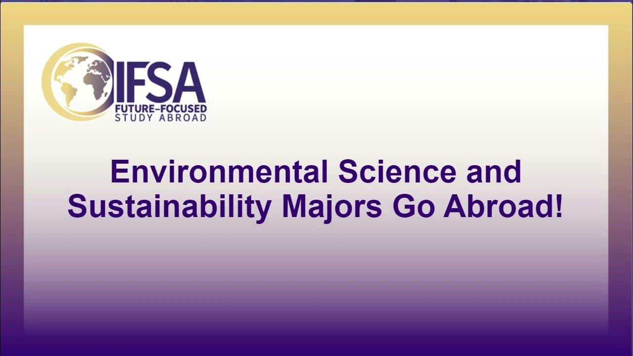Environmental Science and Sustainability Majors Go Abroad 