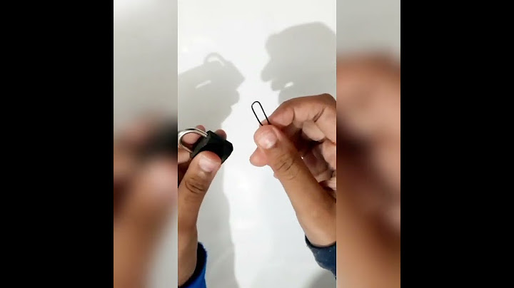 How to open a lock with hair pin instead of key.