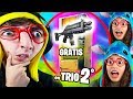 SÓLO LOOT de MÁQUINAS EXPENDEDORAS **GRATIS** TRIO #2 Challenge Fortnite Battle Royale! Comiendo