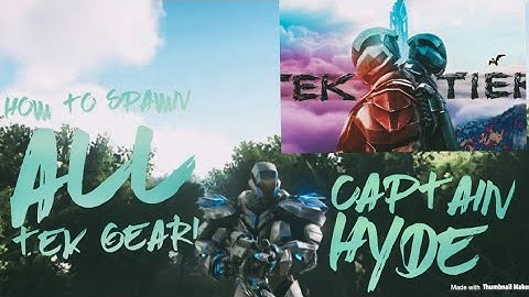 HOW TO USE CREATIVE MODE AND SPAWN ALL TEK GEAR! - Ark Survival Evolved