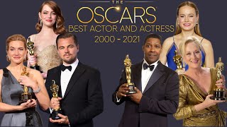 : ACADEMY AWARDS BEST ACTOR AND BEST ACTRESS - OSCAR WINNERS 2000 - 2021