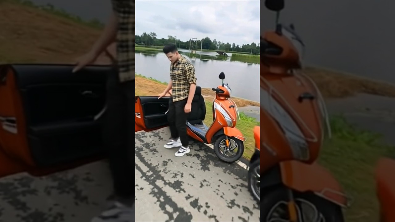 My scooty transform into car 