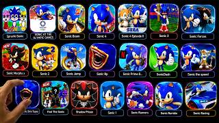 Sonic Forces,Shin Sonic Taper! Sonic Dash,Sonic Boom,Sonic 2,Sonic the Hedgehog 4,Sonic Racing...... screenshot 2