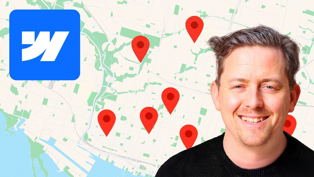Embed Interactive Maps on Webflow Sites (with 100s of markers) - YouTube