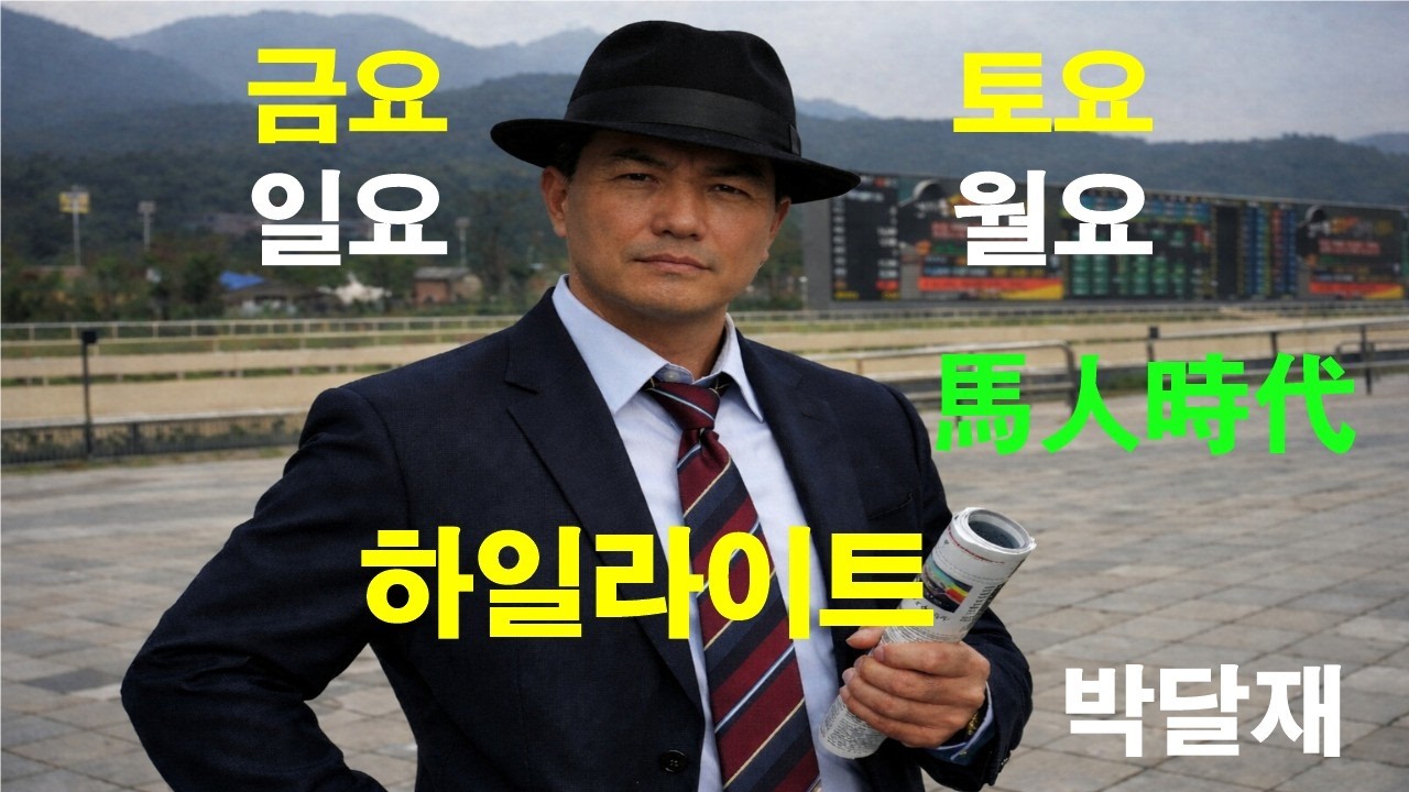 경마예상 금토일월 4일간경마 하일라이트 마인시대 박달재