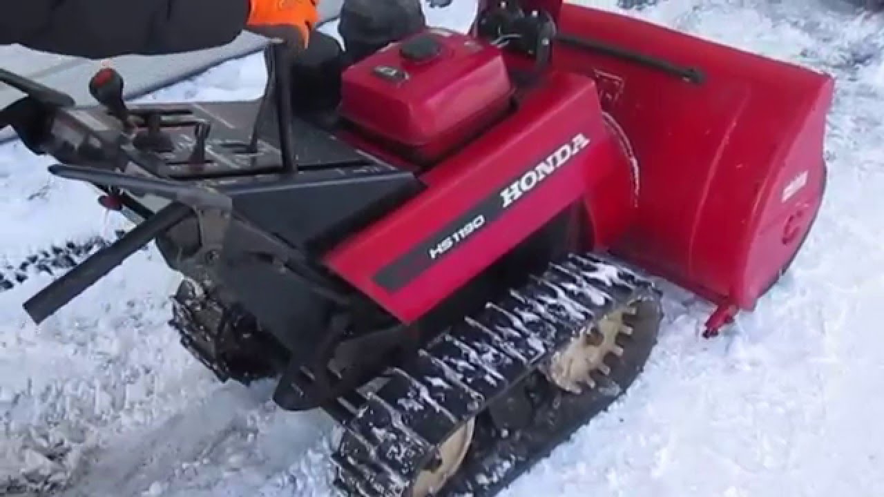 コレクトワン北郷店　中型除雪機 ホンダ スノーラ HS1190　動作確認