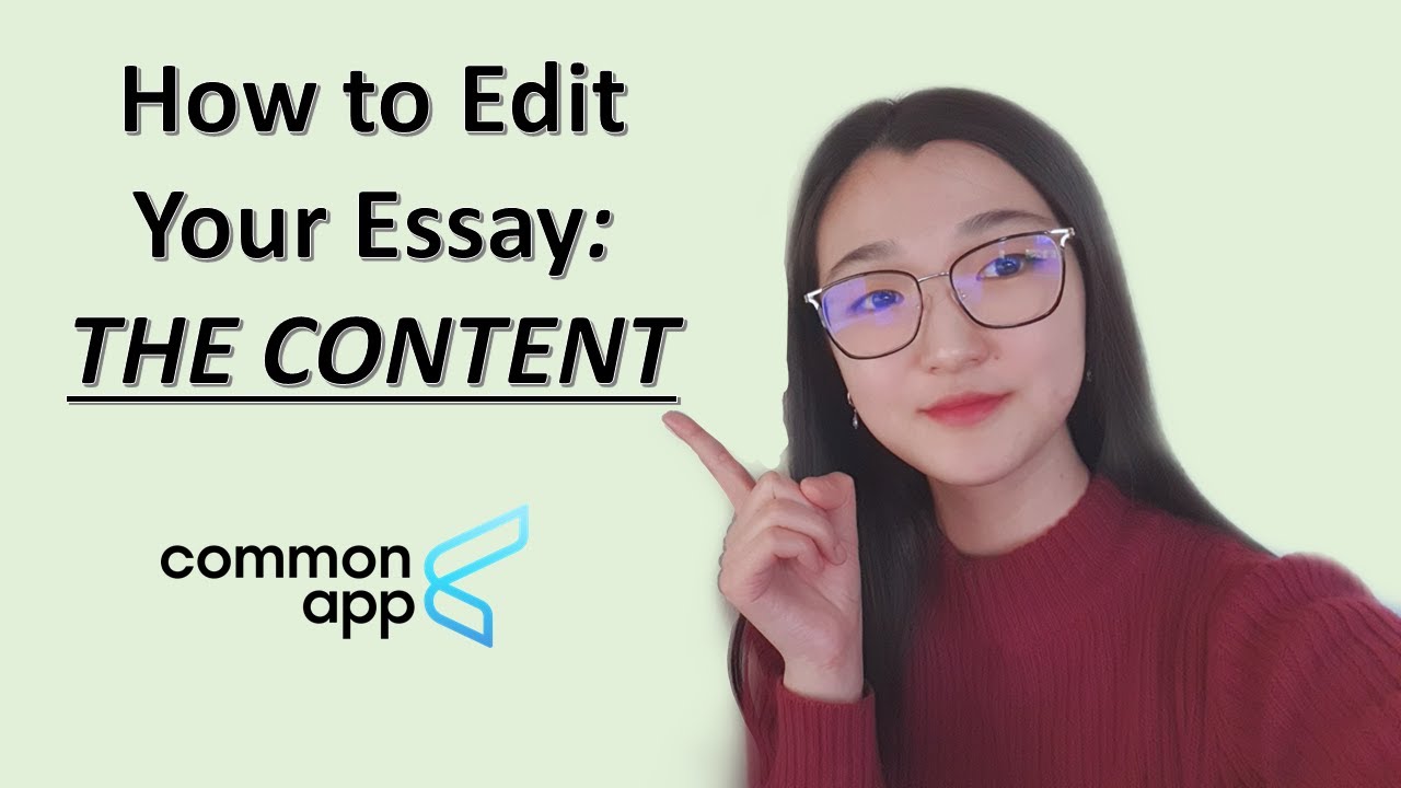 can you edit your common app essay