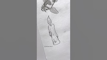 Pov: the teacher ask you to draw a Candle 🕯️#shorts #art #drawing #artist #trending #viral #fyp