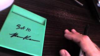 ColecoVision Side Trak Limited Edition Green Carts signing video