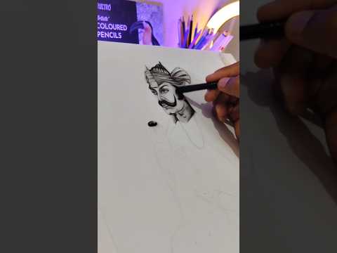 Like if u respect Maharana Pratap ❤️ | #trendingshorts #algorithm #drawing #viralshort