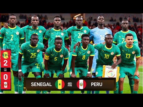 Senegal Vs Peru | All Goals & Highlights | International Friendly Match