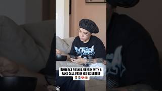 Blueface pranks Nevaeh with call to his ex #blueface #nevaeh #fyp #irl