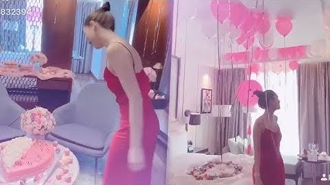 Kỉ niệm 2 năm ngày yêu, Ngọc Trinh được bạn trai đại gia tặng quà khủng, rải khắp phòng