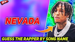 GUESS THE RAPPER BY SONG NAME CHALLENGE! (HARD)