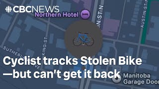 The location of his stolen bike is known, but this Winnipegger can't get it back