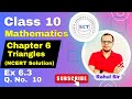 Class 10 Math | Chapter 6 Triangles | Ex 6.3 Q no 10 NCERT Solution | Triangles Similarity Criteria 