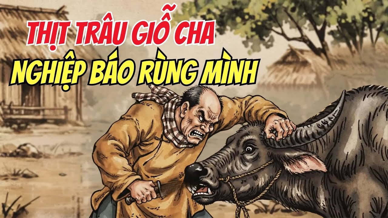 NHÂN QUẢ BÁO ỨNG : THỊT TRÂU GIỖ CHA NGHE KỂ RỢN NGƯỜI NGHIỆP BÁO ĐÁNG SỢ