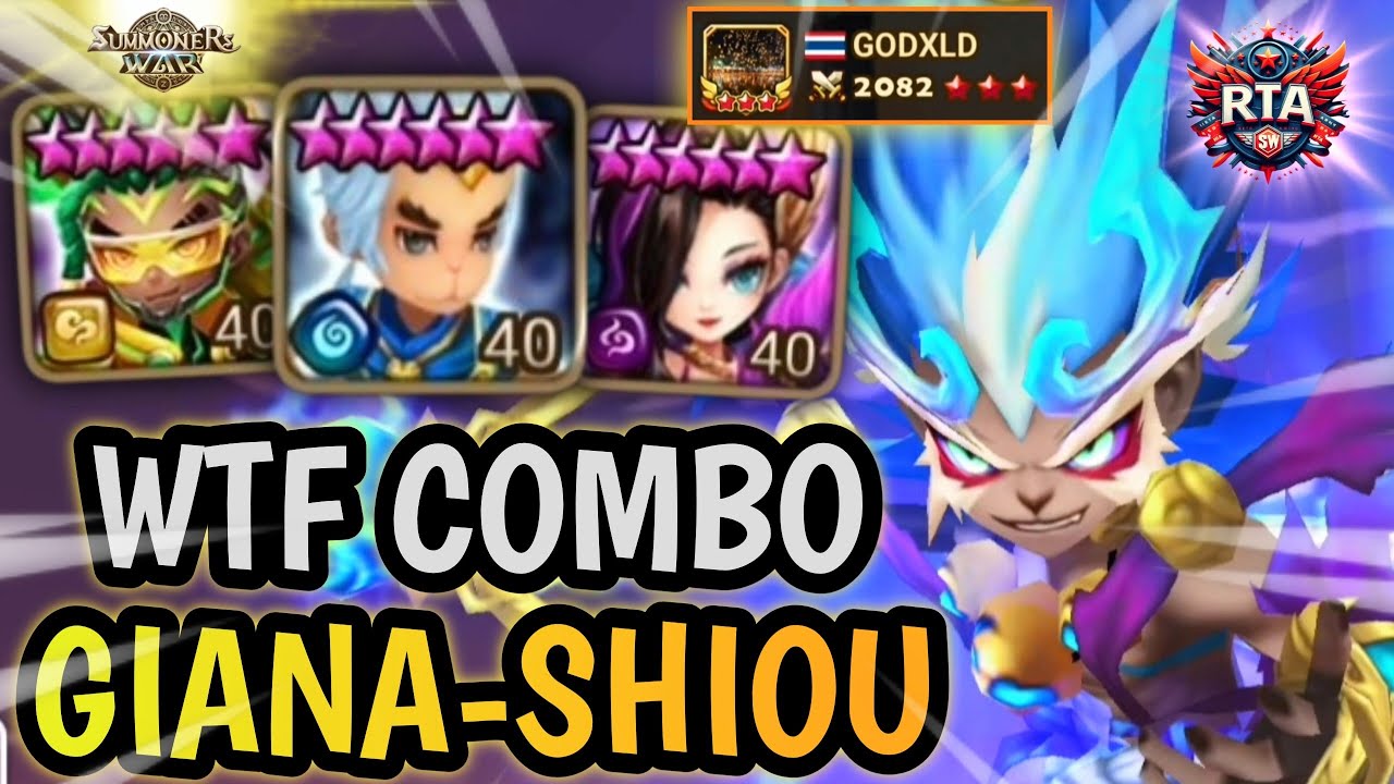 G3 PLAYER with GIANA COMBO IN RTA SUMMONERS WAR- Summoners War RTA