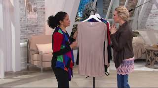 Attitudes by Renee Dolman Sleeve Sweater with Stud Detail on QVC